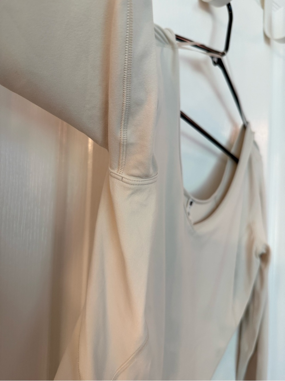 🤍 Lululemon Align Long Sleeve Shirt Natural Ivory Size 8 NWOT - Picture 8 of 14